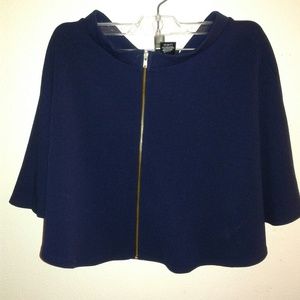 Exposed Zipper Front Skirt